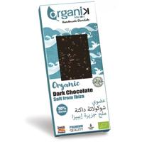 Organik Dark Chocolate With Salt From Ibiza 70% 50 gr Carton