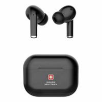 Swiss Military Delta 3 Wireless In Ear Earbuds, Black (SM-TWS-DEL-3 BLK)