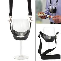 Portable Wine Glass Holder Strip Birthday Party Wine Holder