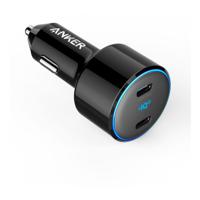 Anker PowerDrive+ III Duo Black 48 with Piq 3 Car Charger