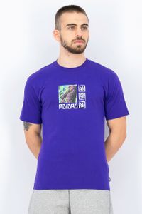 Mens Rhythms Graphic T-Shirt  Collegiate Purple