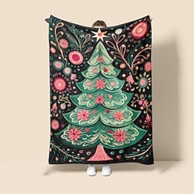 Geometric Style Super Soft Blanket,Lightweight Novelty Flannel Throw Blankets Warm  All Seasons Room Decoration Gifts Home Decor Lightinthebox