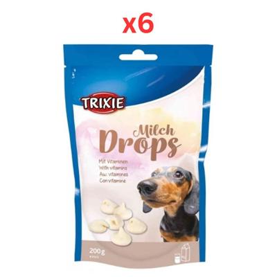 Trixie Milch Drops Dog Treats 200G (Pack of 6)