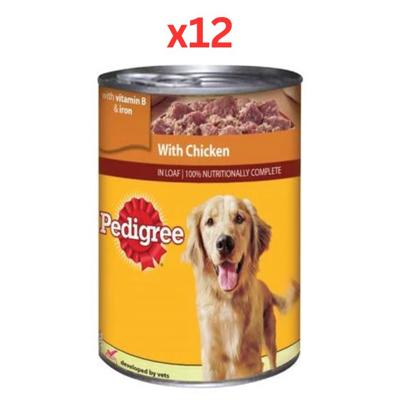 Pedigree Chicken Loaf Wet Dog Food 400G (Pack of 12) Pedigree Chicken Loaf Wet Dog Food 400G (Pack of 12)