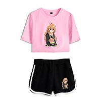 Inspired by Toradora Aisaka Taiga Outfits Crop Top 100% Polyester Anime Harajuku Graphic Shorts For Women's Lightinthebox - thumbnail