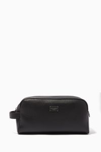 Small Leather Wash Bag