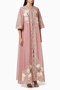 Maple Embroidered Kaftan Dress