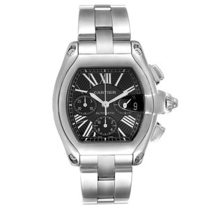 Roadster Xl Chronograph Black Dial Mens Watch W62020x6 Box Papers
