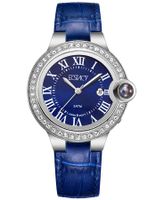 Ecstacy Women's Analog Blue Dial Watch - E22504-SLNN - thumbnail