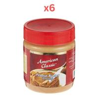 American Classic Peanut Butter Creamy 340G Pack of 6