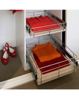 Tansel Wardrobe Pull Out Drawers with Slides L 696 x 100 x W 485 mm