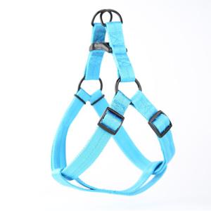 Helepet Adjustable Plain Dog Harness Sky Blue Small