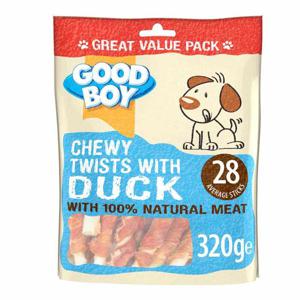 Goodboy Chewy Twists With Duck Value Pack 320G