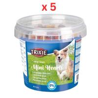 Trixie Trainer Snack Mini Hearts Dog Treats 200G Pack Of 5