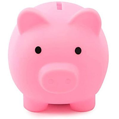 Piggy Bank,Unbreakable Plastic Coin Bank, Saving Coins Money Box, Piggy Bank for Boys Girls Kids, Fun Gifts for Birthday, Festival, Baby Shower (PinkBlueYellow) Lightinthebox