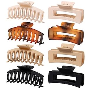 Plastic Large Claw Clip With No Marks Spray Paint Frosted Ps Material Clip Rectangular Claw Clip Shark Clip Lightinthebox