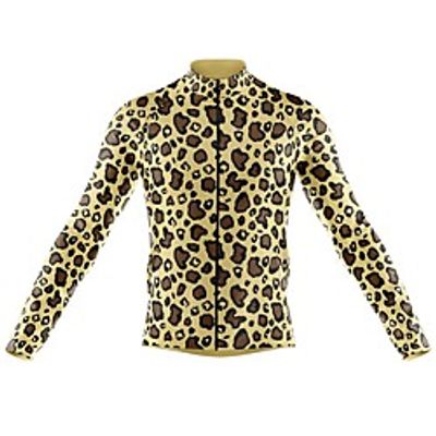 21Grams Men's Long Sleeve Cycling Jersey Spandex Yellow Bike Top Mountain Bike MTB Road Bike Cycling Quick Dry Moisture Wicking Sports Clothing Apparel  Athleisure Lightinthebox