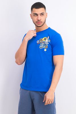 Mens Air Force Veteran Print T-Shirt Blue Mens Air Force Veteran Print T-Shirt Blue