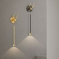 LED Wall Sconces Warm White Circle Design Indoor Wall Light Fixtures for Bedroom Bathroom Hallway Doorway Stairway 110-240V Lightinthebox - thumbnail