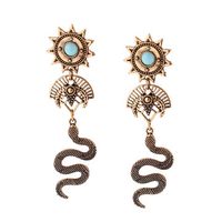 Statement Snake Dangle Earrings