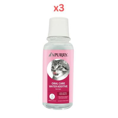 Purry Oral Care Water Additive For Cats - 330Ml (Pack of 3)