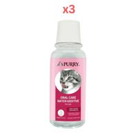 Purry Oral Care Water Additive For Cats - 330Ml (Pack of 3)