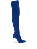 Casadei knee-length stiletto boots - Blue