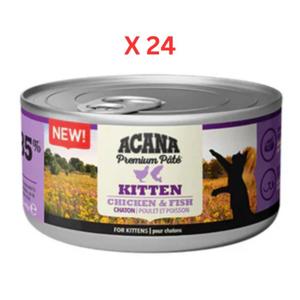 Acana Premium Chicken with Fish Pate Kitten Wet Food - 85G Pack Of 24