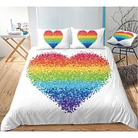 Colorful Tie Dye Duvet Cover Set Boho Hippie Bedding Set Rainbow Tie Dyed Comforter Cover Queen 3 Pieces for Kids Teens Adults 1 Lightinthebox - thumbnail