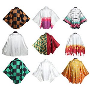Inspired by Demon Slayer: Kimetsu no Yaiba Cosplay Anime Cosplay Costumes Japanese Kimono Coat For Men's Lightinthebox