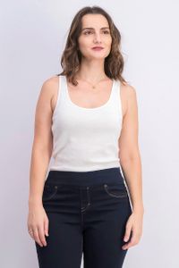 Womens Cotton Tank Top  White