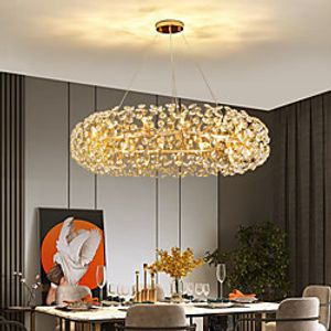 LED Pendant Light 60 cm Pendant Lantern Design Chandelier Metal Electroplated Modern 220-240V Lightinthebox