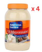 American Garden Mayonnaise PVC 1 Gallon, Pack Of 4