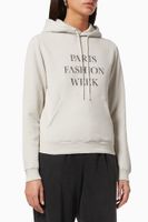 Fashion Week Shrunk Fit Hoodie in Organic Medium Fleece - thumbnail