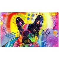 Drymate Dog Bowl Placemat French Bulldog 2 12 x 20 inch/30 cm x 50 cm - thumbnail