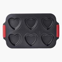 Prestige 6-Cup Heart Shaped Muffin Pan