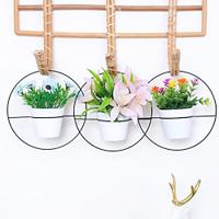 3pcs Artificial Plant Pot Hanging Decorations for Home and Office - Realistic Faux Plants in Pots for Wall Decor, Indoor Garden, and Natural Ambiance - Easy Maintenance Greenery Ensemble Lightinthebox