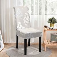 Stretch Dining Chair Cover Soft Chair Seat Slipcover Durable Washable Furniture Protector For Dining Room Party Lightinthebox - thumbnail