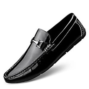 Men's Loafers  Slip-Ons Leather Shoes Tassel Loafers Dress Loafers Business Casual Classic Daily Party  Evening Nappa Leather Cowhide Non-slipping Wear Proof Booties  Ankle Boots White Black Lightinthebox