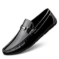 Men's Loafers  Slip-Ons Leather Shoes Tassel Loafers Dress Loafers Business Casual Classic Daily Party  Evening Nappa Leather Cowhide Non-slipping Wear Proof Booties  Ankle Boots White Black Lightinthebox - thumbnail