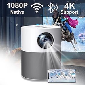 Smart TV WIFI Mini Projector Full HD 1080P P40 LED Projetor 4K Video Bluetooth Beamer 4000 Lumen Android9.0  Projectors Smart Home Theater Lightinthebox