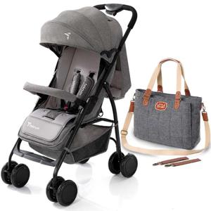 Teknum Trip Stroller Diaper Bag Combo - Grey CM_TKLS_TPSGYBRDPGY