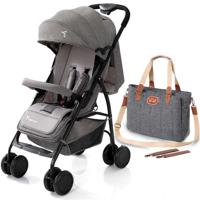 Teknum Trip Stroller Diaper Bag Combo - Grey CM_TKLS_TPSGYBRDPGY - thumbnail