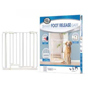 Four Paws Foot Release Metal Gate 30-34 Andw X 32 And H