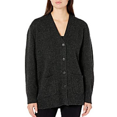 Women's Stylish Button Solid Color Cardigan Sweater Long Sleeve Sweater Cardigans V Neck Fall Winter Blue Yellow Wine Lightinthebox