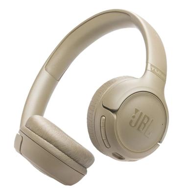 JBL Tune 530BT, Wireless On-Ear Bluetooth Headphones, with Pure Bass Sound- Beige