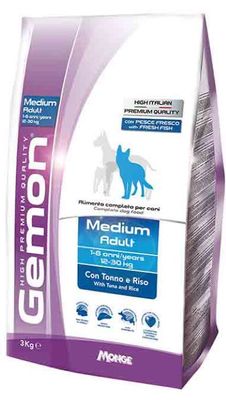 Gemon Dog Dry Food Adult With Tuna And Rice 15kg Gemon Dog Dry Food Adult With Tuna And Rice 15kg