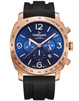 Tornado Men's Chronograph Blue Dial Watch - T9102-KSBN