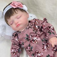 18 inch Reborn Doll Baby Toddler Toy Reborn Toddler Doll Doll Reborn Baby Doll Baby Reborn Baby Doll Newborn lifelike Gift Hand Made Non Toxic 3/4 Silicone Limbs and Cotton Filled Body with Clothes Lightinthebox