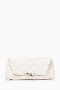 Sculptural Large Pouch in Quilted Nappa